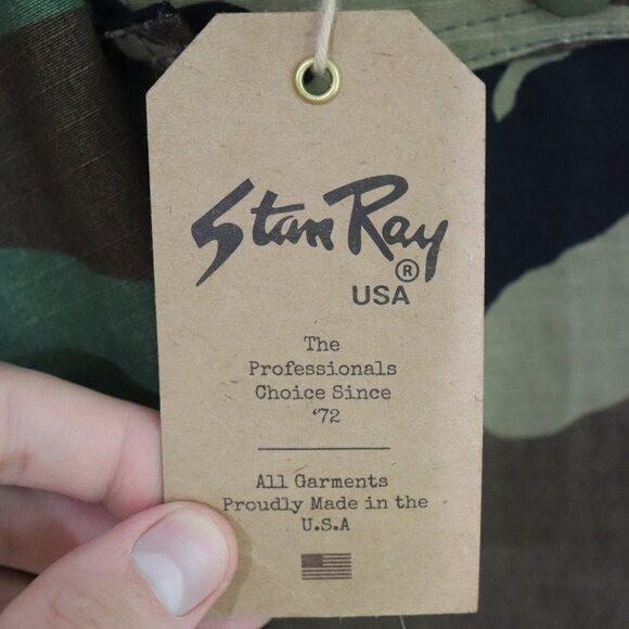 Stan Ray Fatigue Shorts Woodland Camo Size 30 (True Waist Size 31.5) NWT - Picture 8 of 9